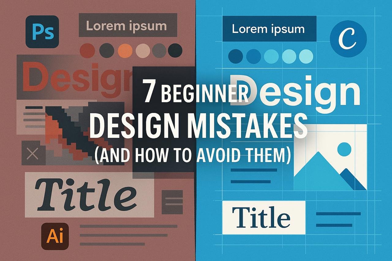 Common Design Mistakes to Avoid - 7 Mistakes Beginner Designers Make