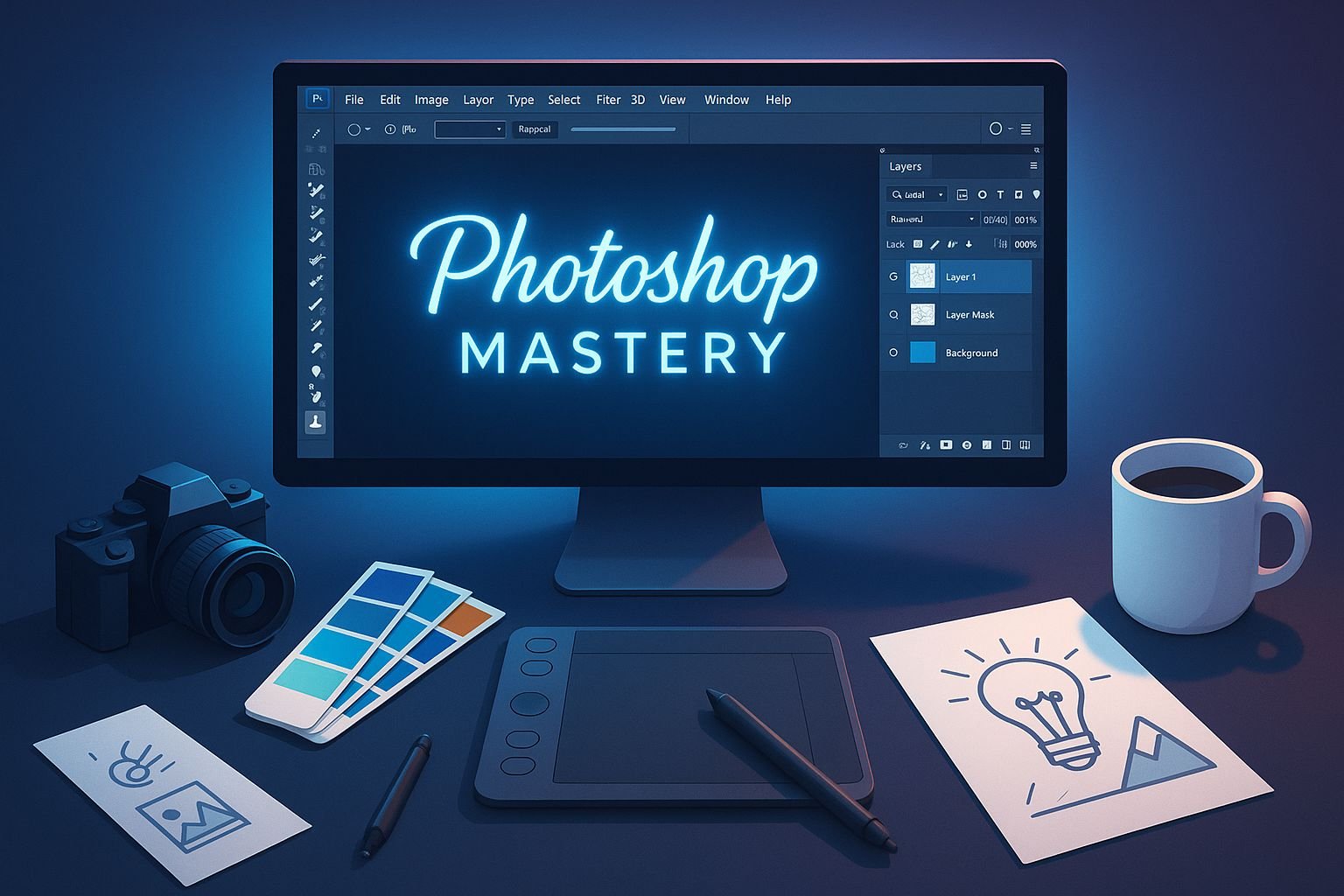 Photoshop techniques 2025: Complete guide to mastering essential Adobe Photoshop design skills, tutorials, and professional workflows for graphic designers and creative professionals