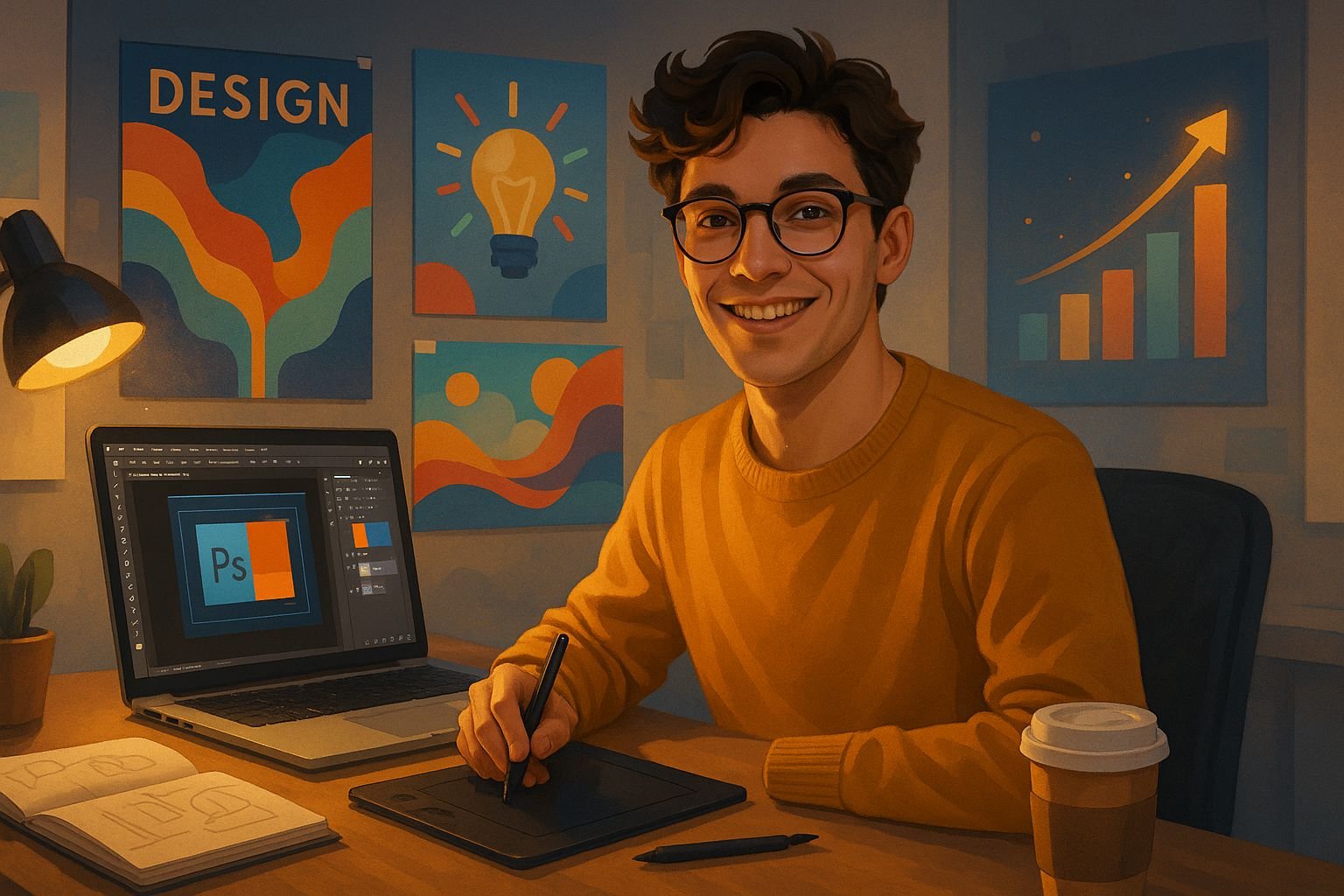 Career switch to design success story: RedSketch Academy alumni working on creative design projects, showcasing professional transformation from corporate career to thriving design career in 2025